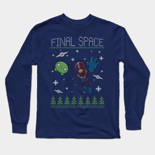 FINAL SPACE CHRISTMAS Long Sleeve T-Shirt